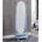 Modern Painted Arched-Panel Drawer Full-Length Mirror