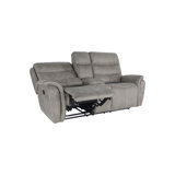 Causeuse inclinable à accoudoirs coussinés 79,5 po Folu