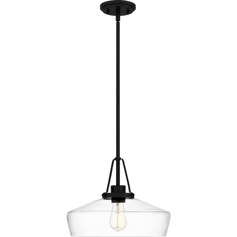 Almer 1 - Light Single Pendant, Matte Black