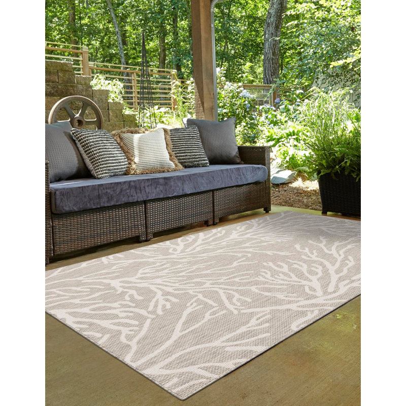 Tapis contemporain gris Azilynn, Tapis de couloir 2 pi x 6 pi 1 po