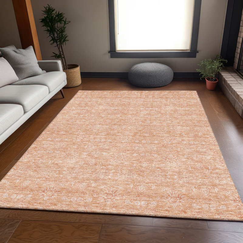 Tapis pêche Prisco lavable à la machine de qualité supérieure, Rectangulaire 3 pi x 5 pi