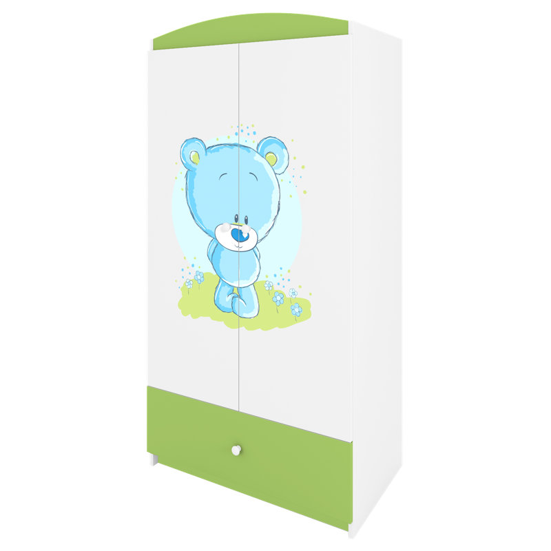 Cieran 2 Door Wardrobe, Lime Green