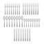 Fortessa Nomad 18/0 Stainless Steel, 40 Piece Flatware Set (Service for 8), Silver