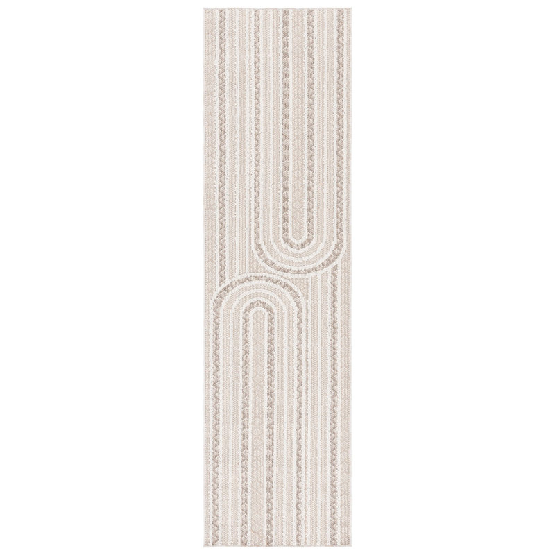 Feflibai Performance Geometric Rug, Runner 2'2" x 8'