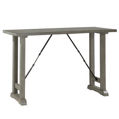 Rectangulaire, design industriel, gris, table de salle à manger de cuisine, sièges 4, placage