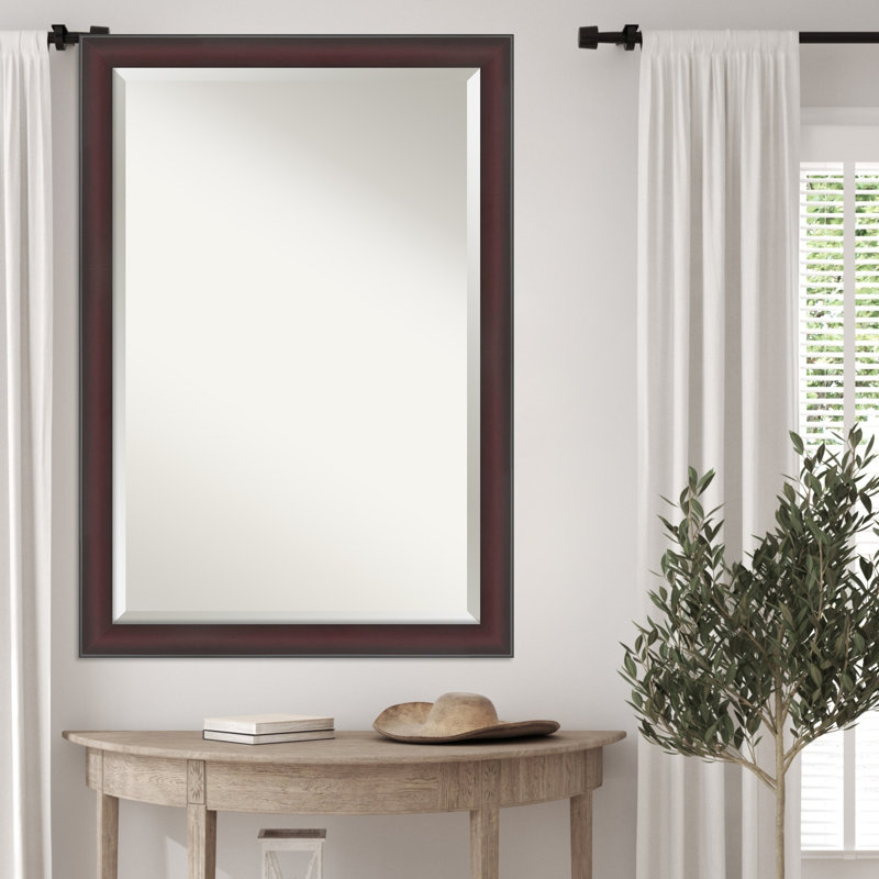Miroir mural Grand Narrow, 27,75 po x 39,75 po, Cherry
