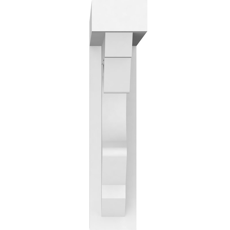 Support standard en PVC de qualité architecturale Sheridan, H 9 po x l 2 po x P 9 po
