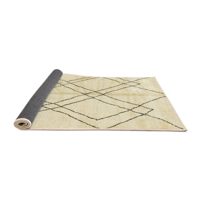 Tapis multicolore abstrait Alameddine, Rond 8 pi