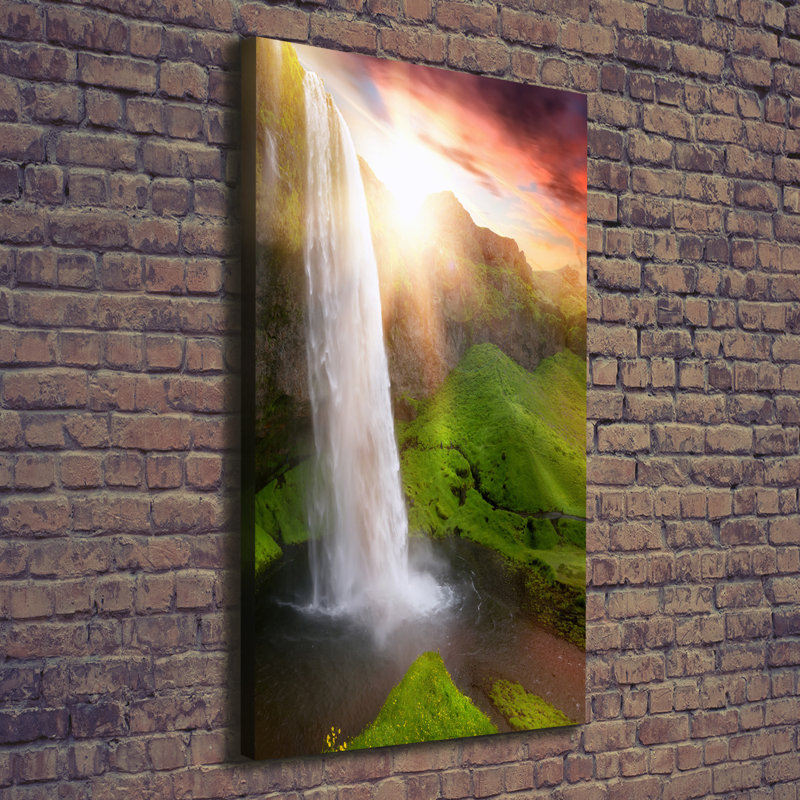 Waterfall - Wrapped Canvas Print