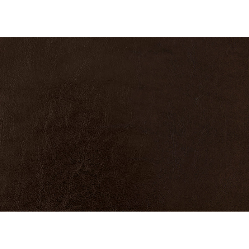 Lit simple en similicuir brun pour une apparence confortable en cuir avec une plateforme