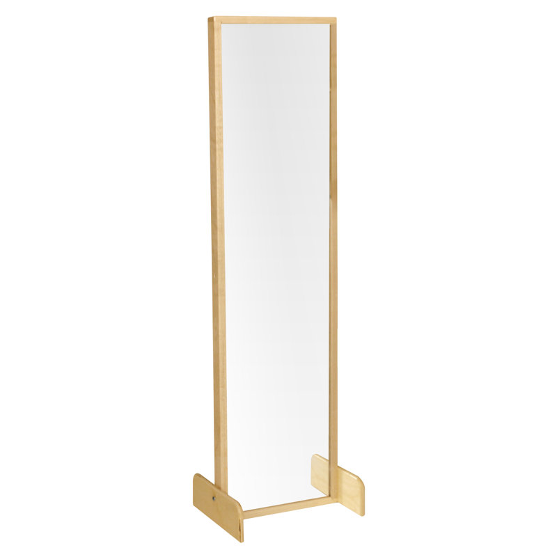 Flat Floor Mirror,  Without Tilt