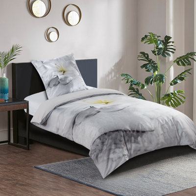 Cotton Floral Duvet Cover Set with Pillowcases Included
