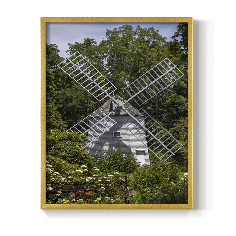 «Memories of Holland», reproduction encadrée - bois massif, Or, H 28 po x l 22 po