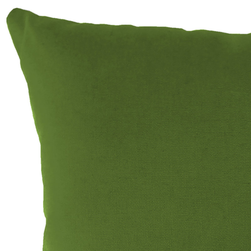 Sunbrella Outdoor Throw Pillow, Spectrum Cilantro Sunbrella® Plainweave