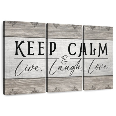 Tergel Keep Calm Patterned Typography