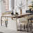 Modern simple fashion rectangular dining table set-104073525