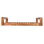 Ensemble de balançoires à baldaquin simple, structure de patio en bois d'acacia avec cordes en chanvre pour le jardin, la cour-663373410