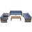 7-Person Patio Conversation Sets With Coffee Table-123819548