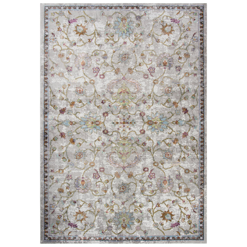 Elliot Ikat Indoor Rug, Rectangle 3'11" x 5'6"