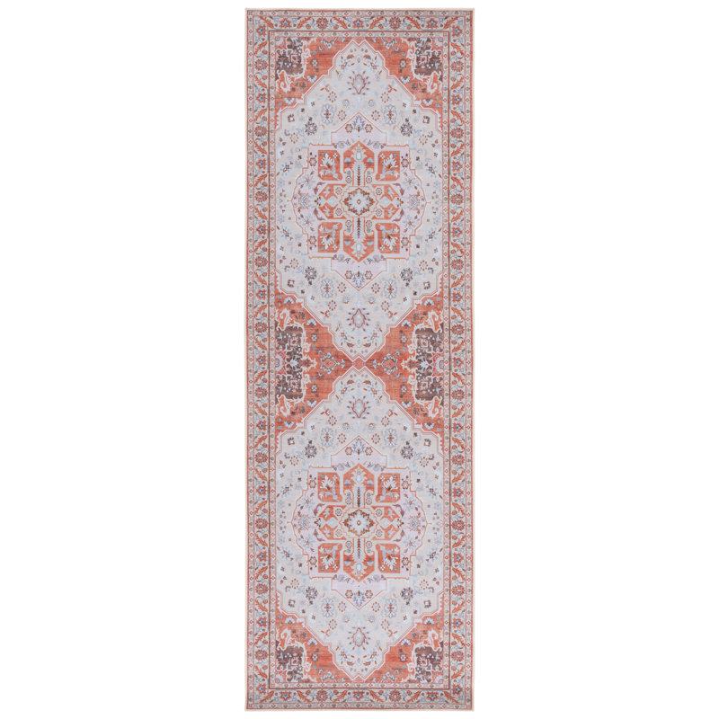 Fidler 118 M/W S/R Performance Machine Washable Oriental Rug, Runner 2'6" x 8'
