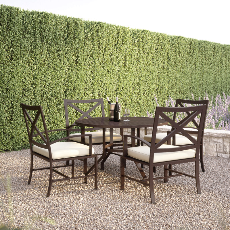 Mulcahey Patio Dining Set, Spectrum Carbon Sunbrella®
