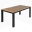 Ensemble 7 pièces de table et chaises de patio avec trou pour parasol de jardin-305285368