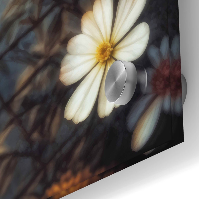 Art mural en verre épique «Sword and Butterfly 2» par Rey Klimt, 36 po x 36 po, H 36 po x l 36 po