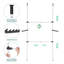 Adjustable Wall Mounted Clothes Rack