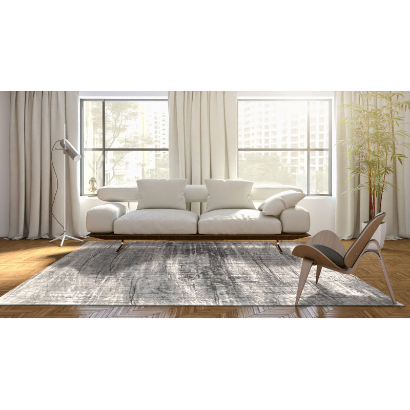 Mad Men Abstract Hand Woven Area Rug, Rectangle 140 x 200cm