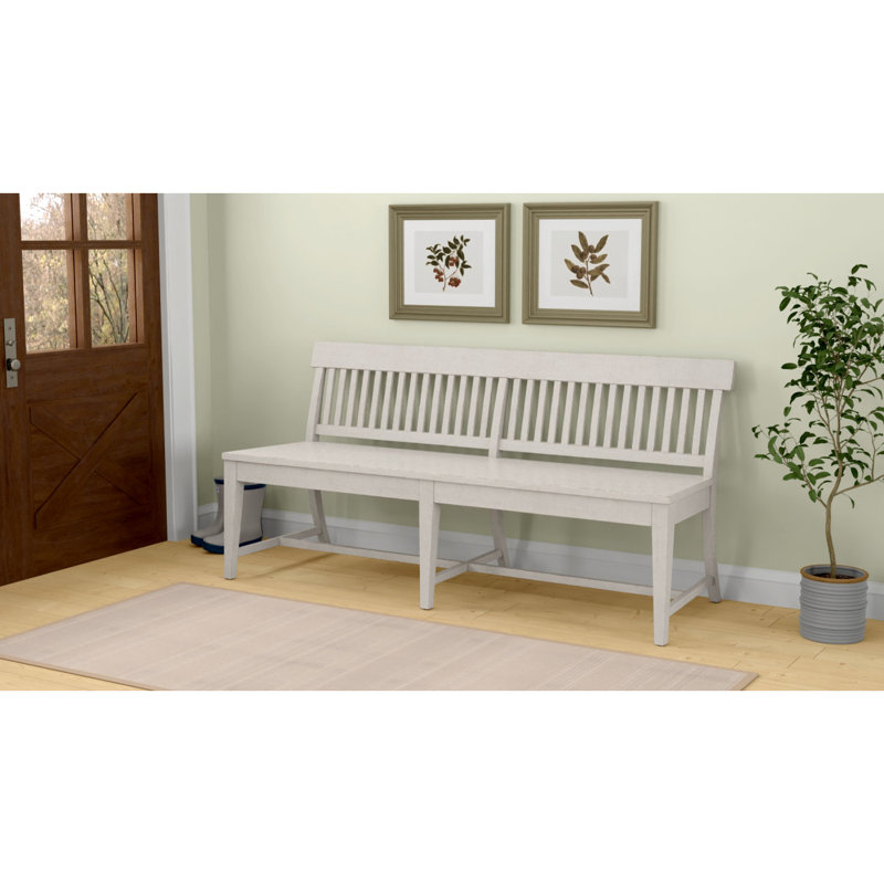 Banc de salle à manger Haidel, Blanc