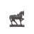 Polystone Horse Brown Decorative Sculpture
