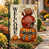 Citrouilles de football brun et orange