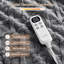 Jeté électrique chauffant, couverture thermique en molleton Sherpa avec 6 réglages de chaleur et 4 options de minuterie, lavable à la machine, certifié ETL-117513791-117513793