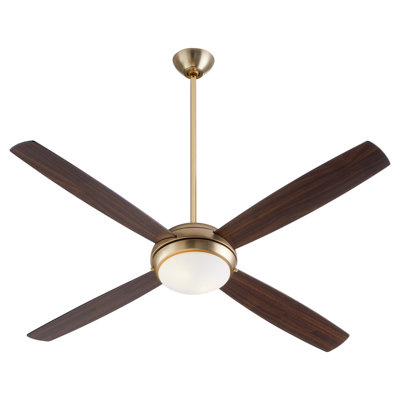 Laderrian 60'' Ceiling Fan with LED Lights