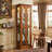 Ahriya Diapaly Dining Cabinet with Adjustable Shelves and Mirrored Back Panel-73061009