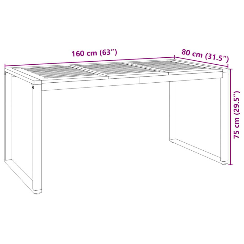 4 - Person Patio Dining Set with Rectangular Table, Beige