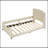 Twin Size Upholstered Daybed With Classic Stripe Shaped Headboard, Combining Comfort And Contemporary Style For Modern Living Spaces.-208795171