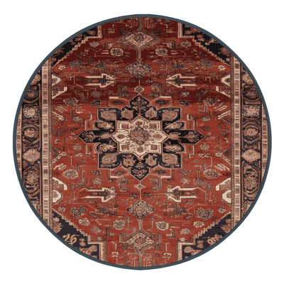 Tapis brun lavable à la machine