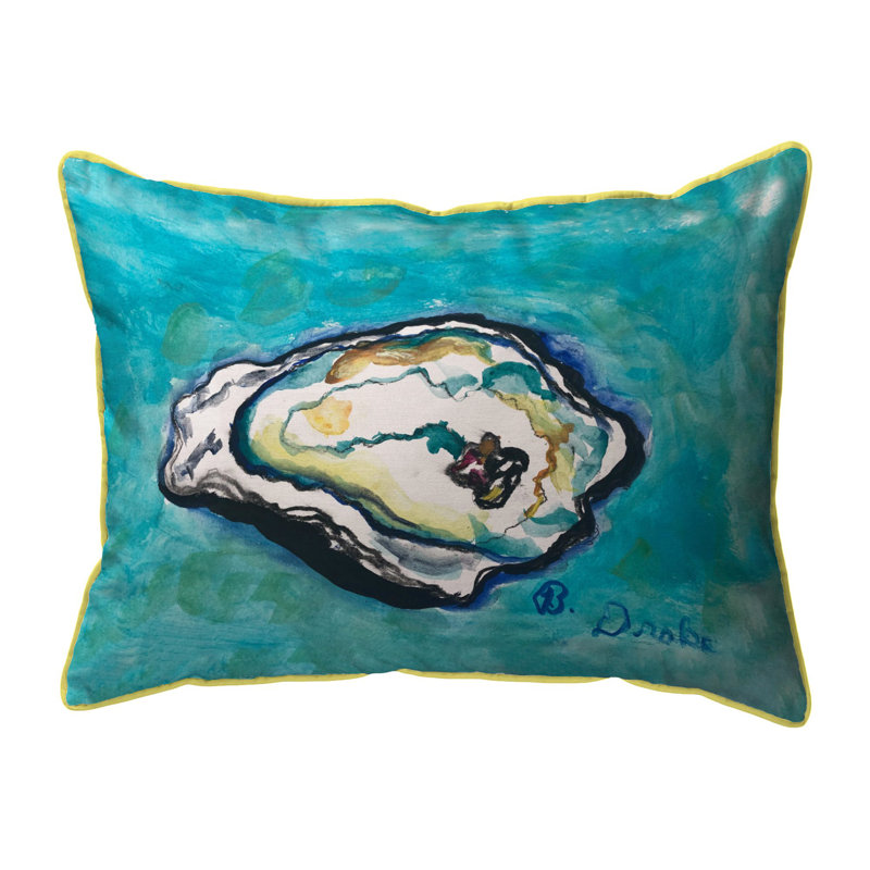 Housse et insert de coussin décoratif rectangulaire en polyester pour l'extérieur, H 16 po x l 20 po