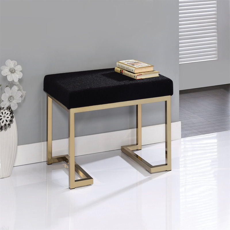 Repose-pieds de cocktail rectangulaire de 24 po de largeur Dearri