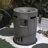 32000 BTU, CSA Certification Diameter 20 Inch Round Outdoor Gas Fire Pit,Contain 2.5Kg Lava Stone And Rainproof Cover,Magnesium Oxide Cultured Stone Surface Finished,, More Suitable For Outdoor Garden