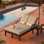 Monterey 81'' Long Reclining Double Chaise Sunbrella with Cushions