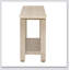 Console moderne en bois massif minimaliste avec détails en métal et tablette intégrée pour un décor polyvalent-1801452615