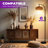 Aarzo 69.6" Arched Rattan Floor Lamp With LED Light and Remote Control-1927374389
