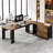 Barbrook Modular L-Shaped Executive Desk-2029060062