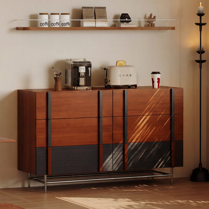 Commode d'appoint de style rétro américain