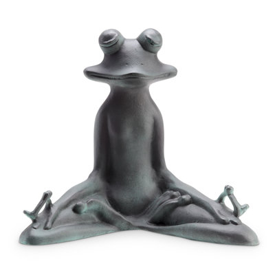 Frog Weather Resistant Aluminum Garden Statue