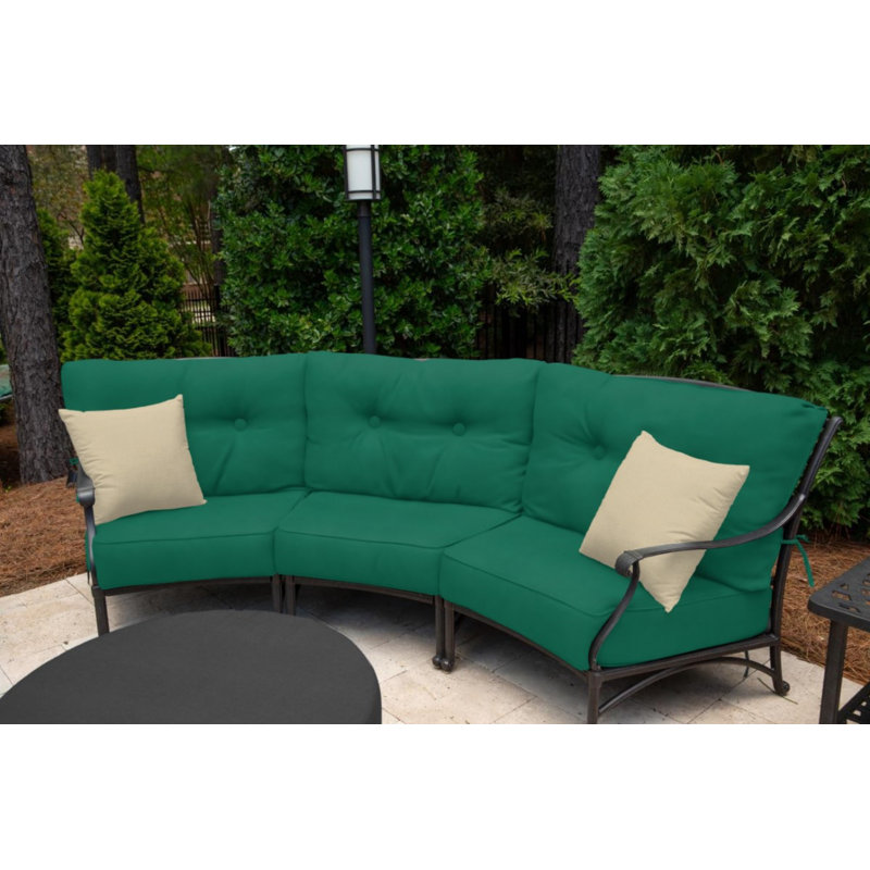 Casual Cushion Solid Sunbrella® Fabric 1-Piece Indoor/Outdoor Square Throw Pillow, 15"W x 15"L, Spectrum Sand, 15"H x 15"W
