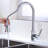 Pull Down Single Handle  Kitchen sink Faucet in Chrome-50632567