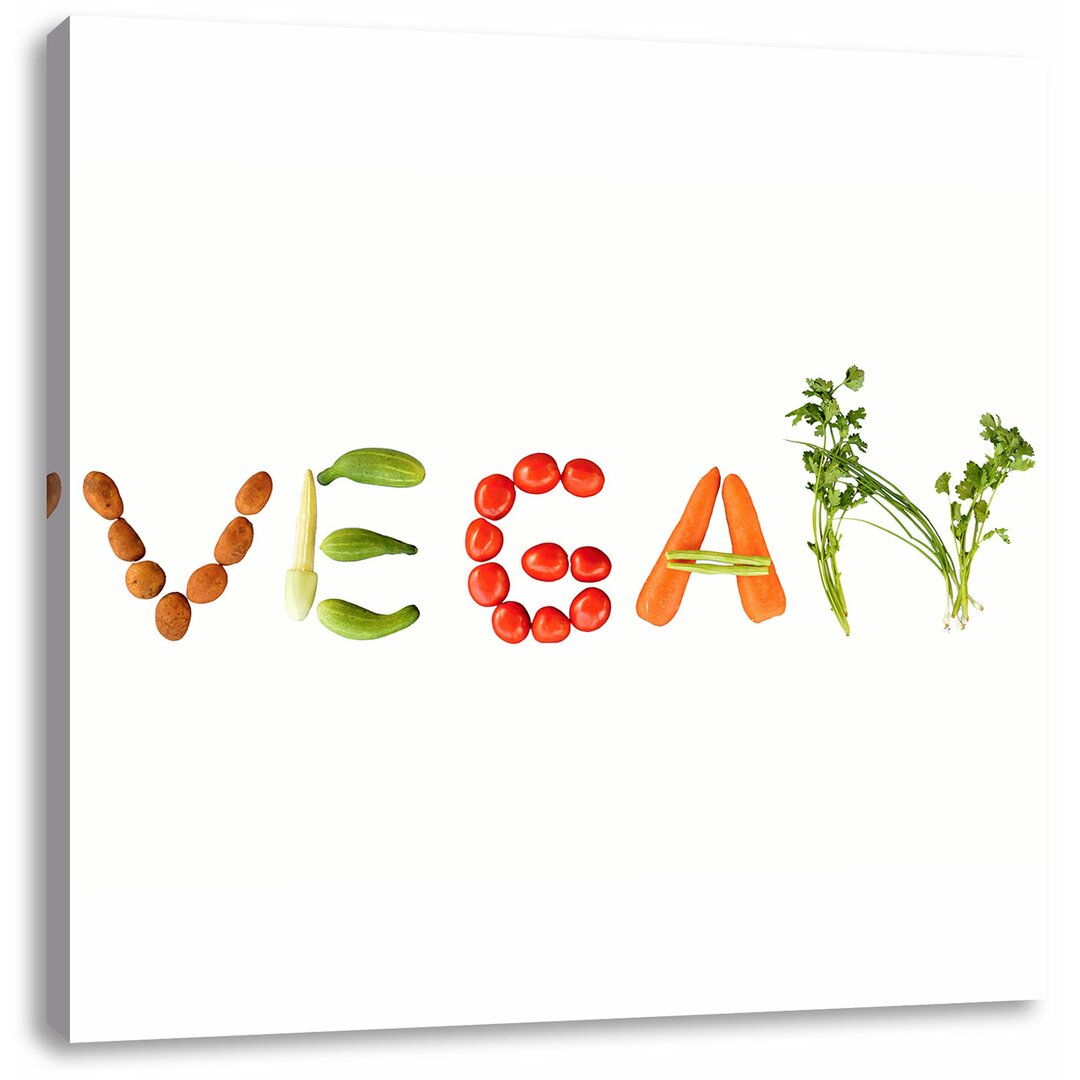 Leinwandbild Vegan Gemüse